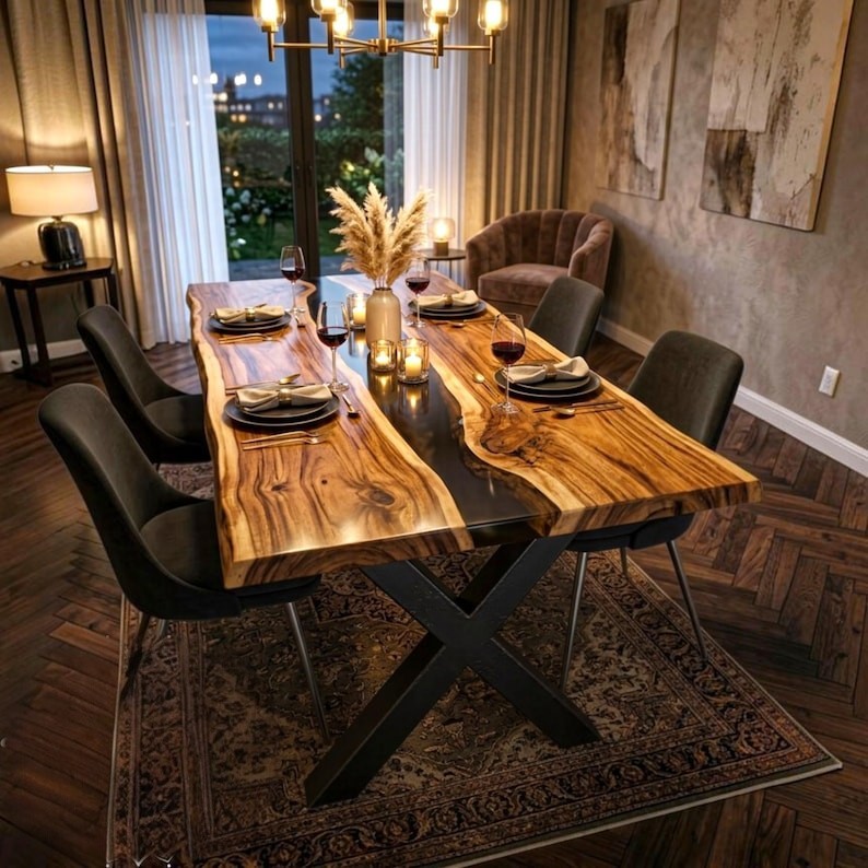 Luxury Epoxy Dining Table
